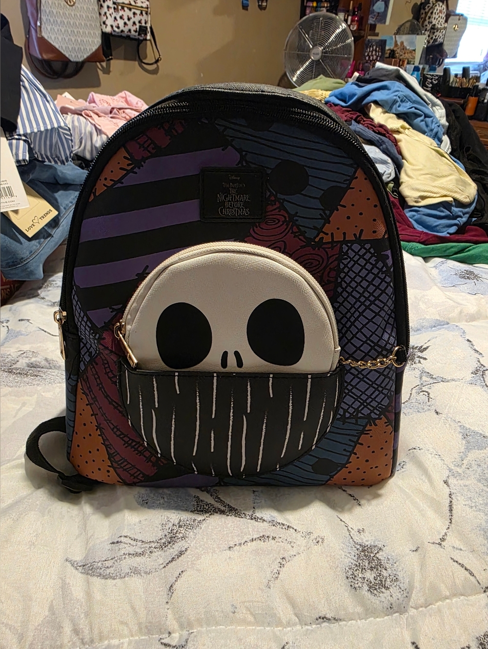 The Nightmare Before Christmas Jack Skellington Mini Backpack – Multicolor